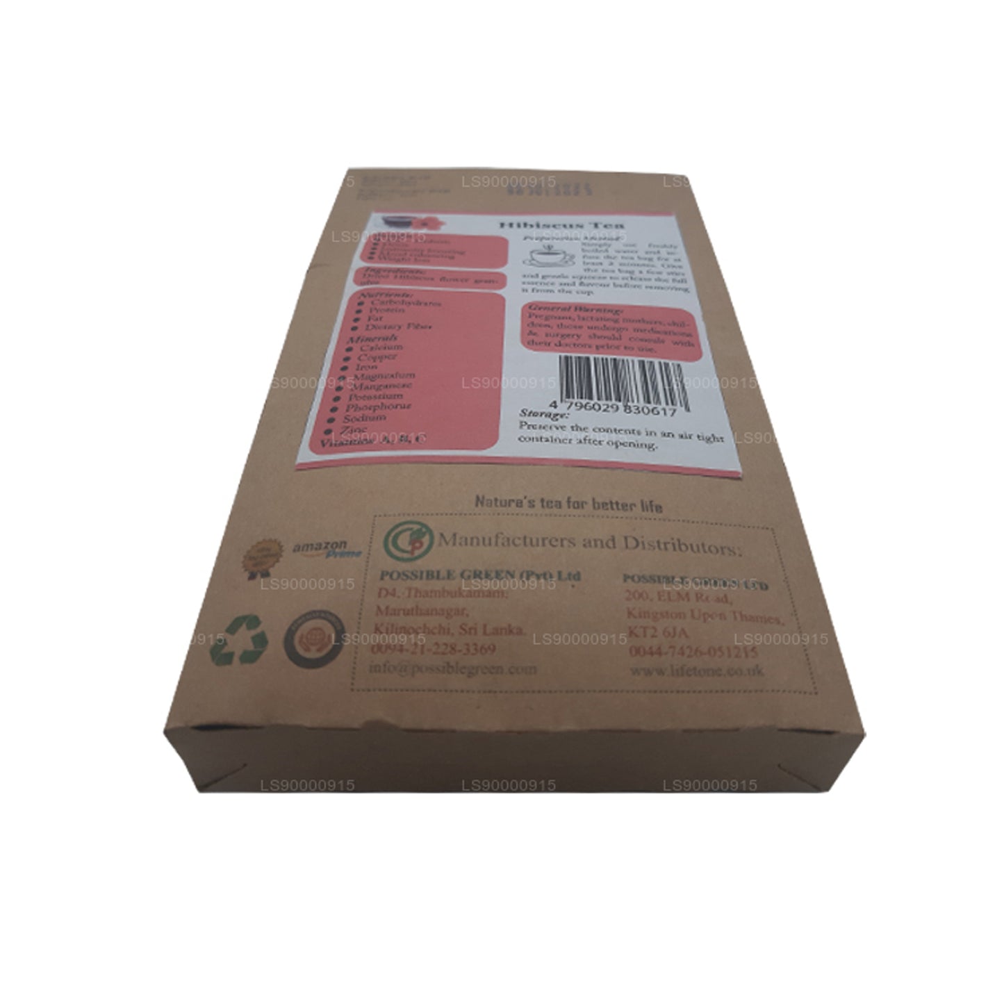 Té de flor de hibisco Lifetone (30 g)