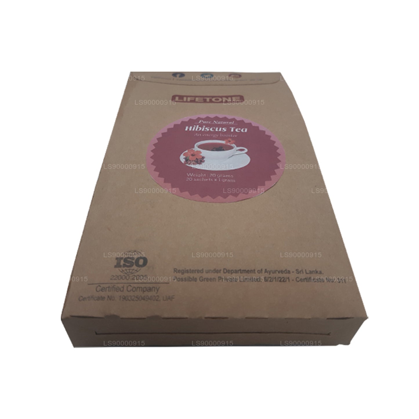 Té de flor de hibisco Lifetone (30 g)