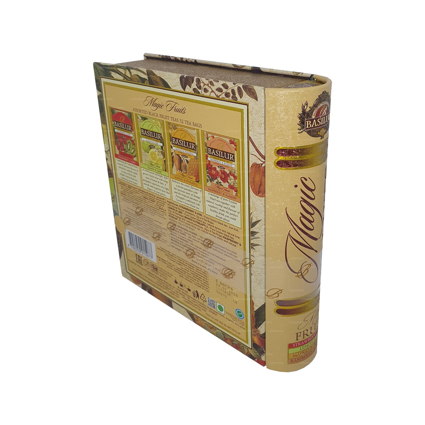 Cuaderno de té Basilur «Magic Fruits Assorted» (64 g)