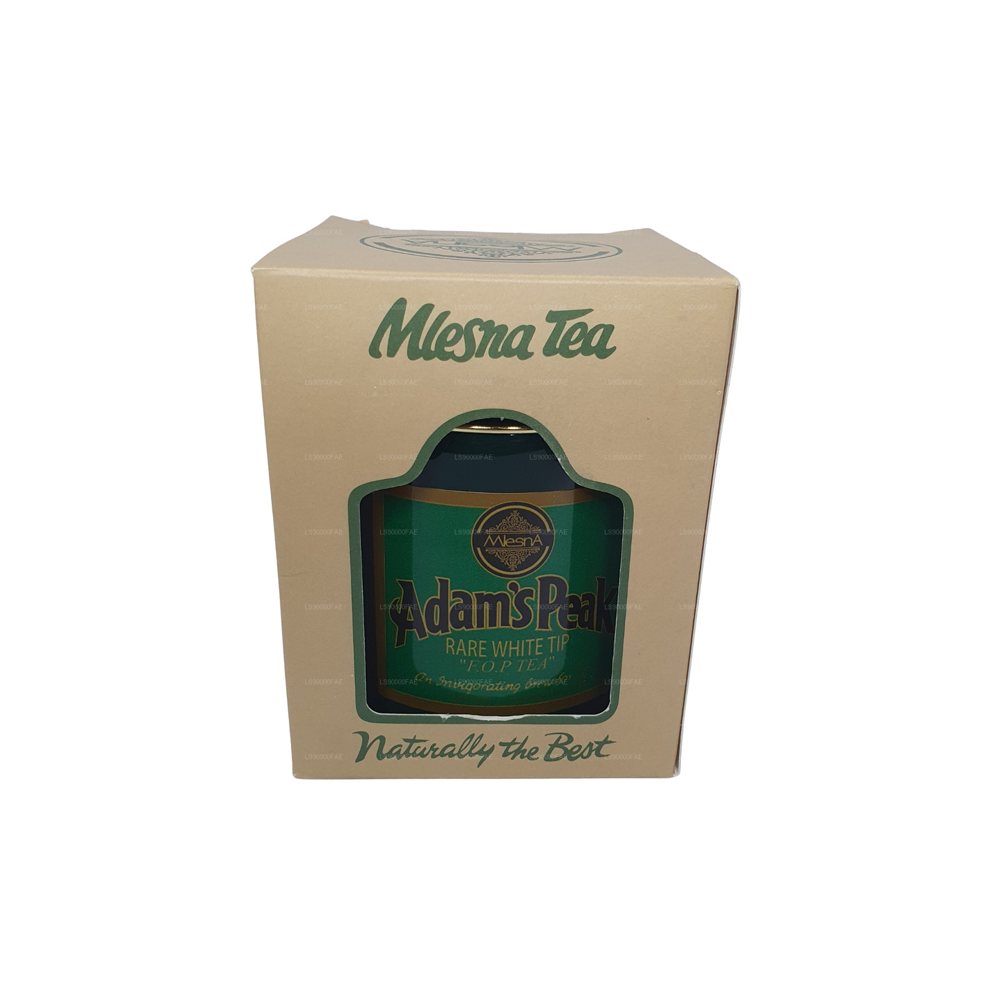 Té Mlesna Adam's Peak de puntas blancas (F.O.P.) en lata metálica (100 g)