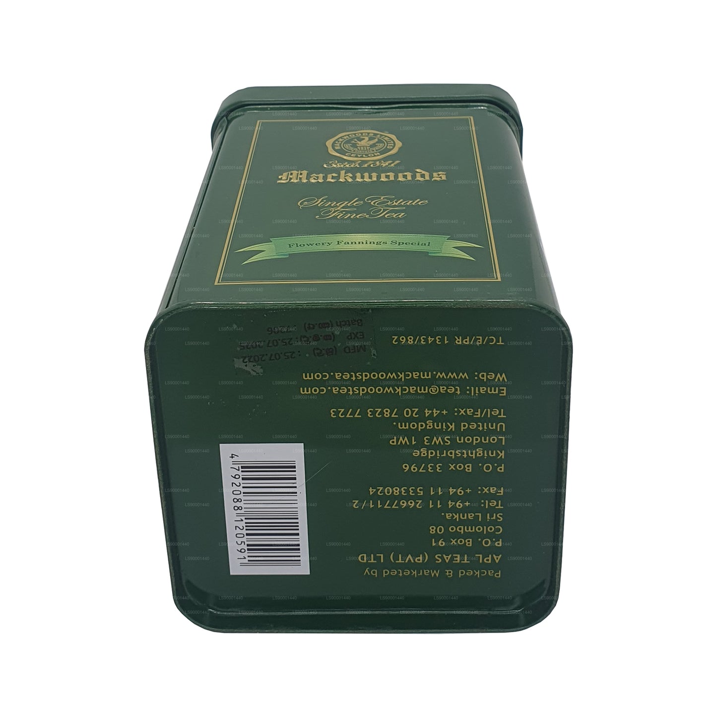 Té Mackwoods Single Estate Flowery Fannings de grado especial (FFsp) (100 g)