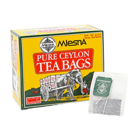Té puro de Ceilán Mlesna (100 g) 50 bolsitas
