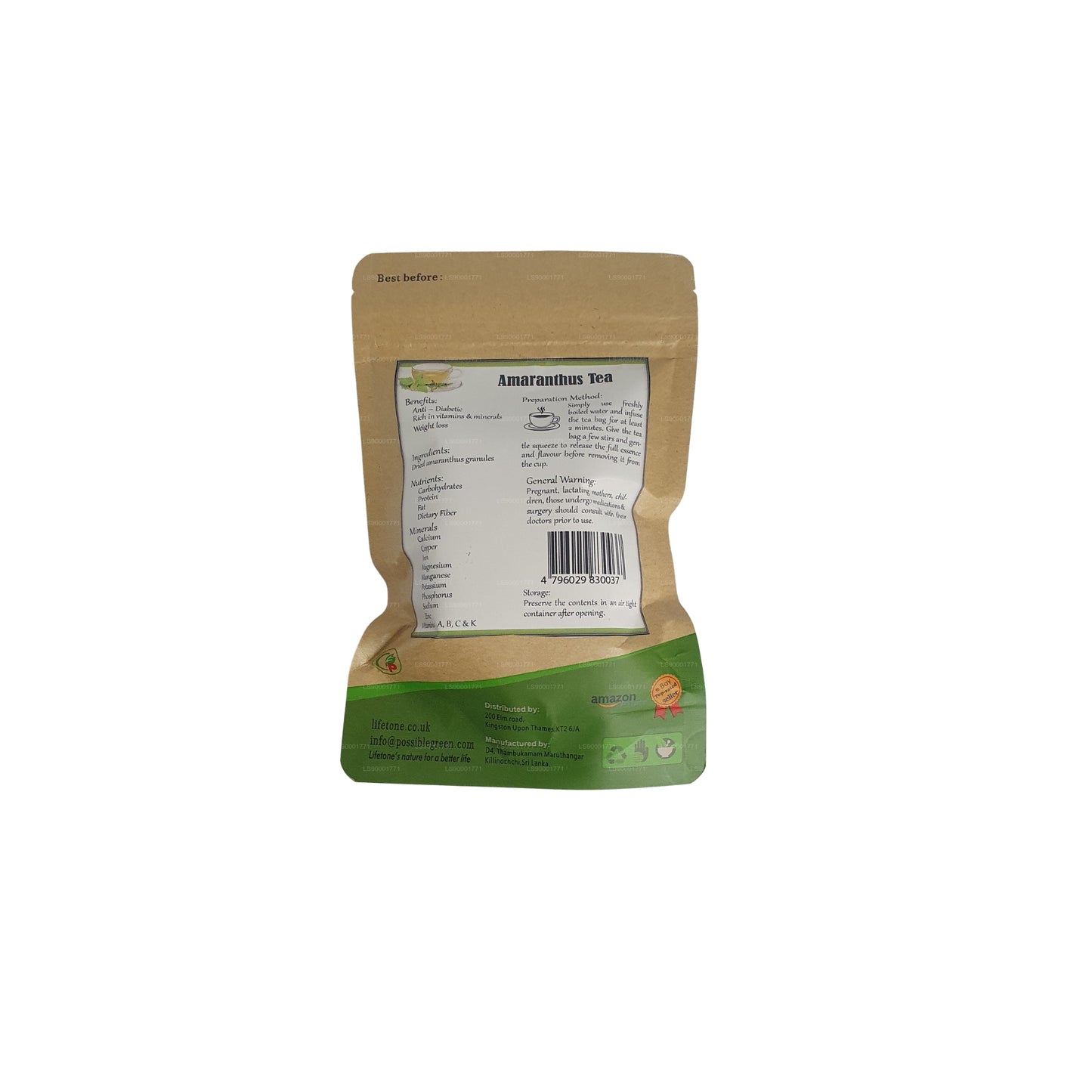 Té Lifetone Amranthus (30 g)