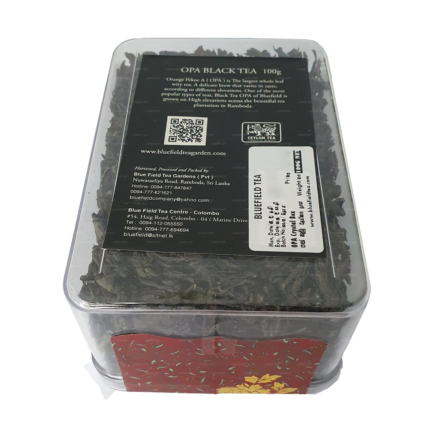 Té negro Bluefield Evening Delight de grado OPA (100 g)