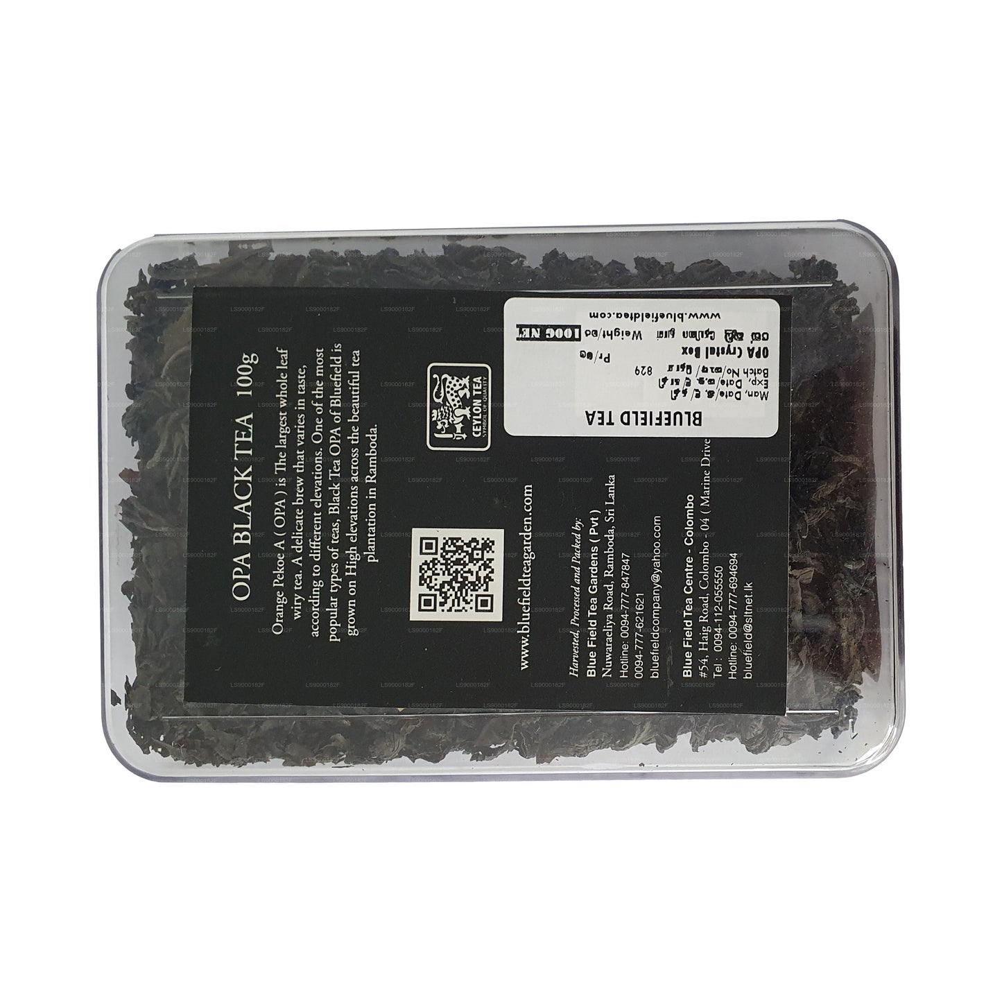 Té negro Bluefield Evening Delight de grado OPA (100 g)