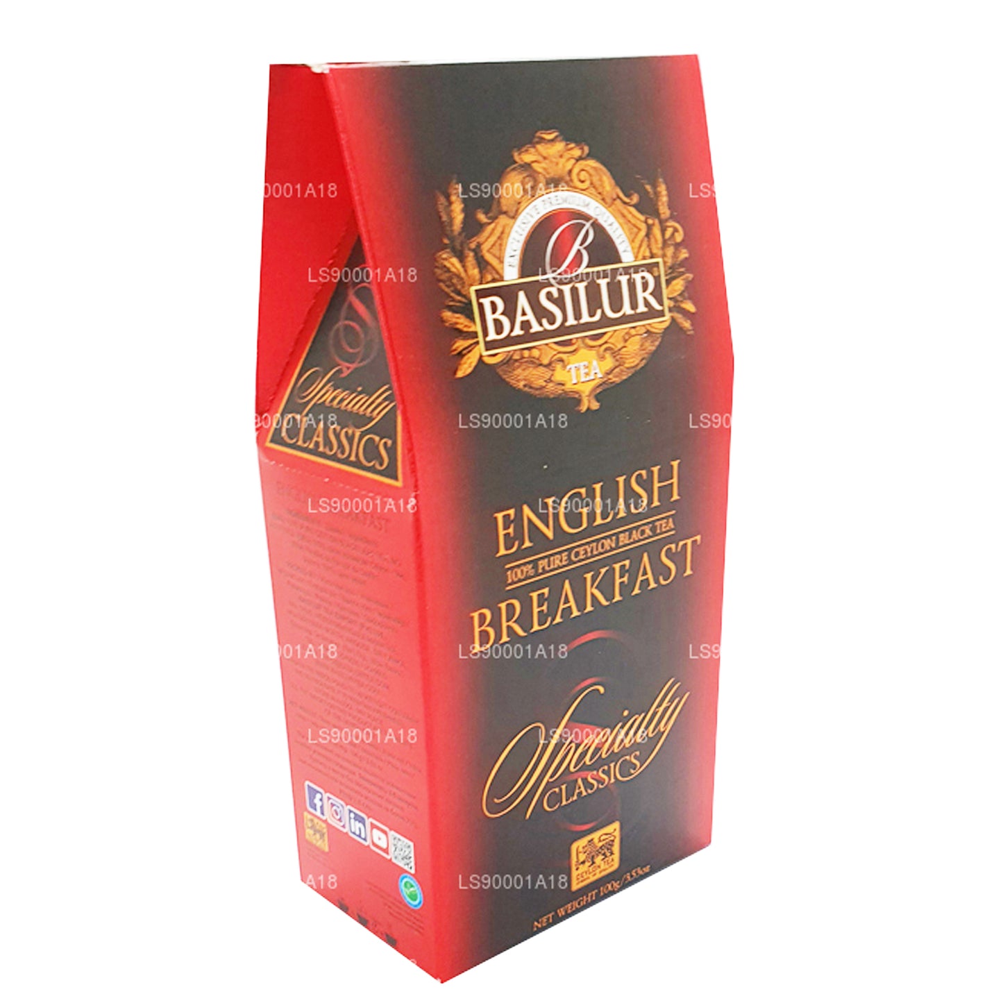 Desayuno inglés Basilur Specialty Classics (100 g)