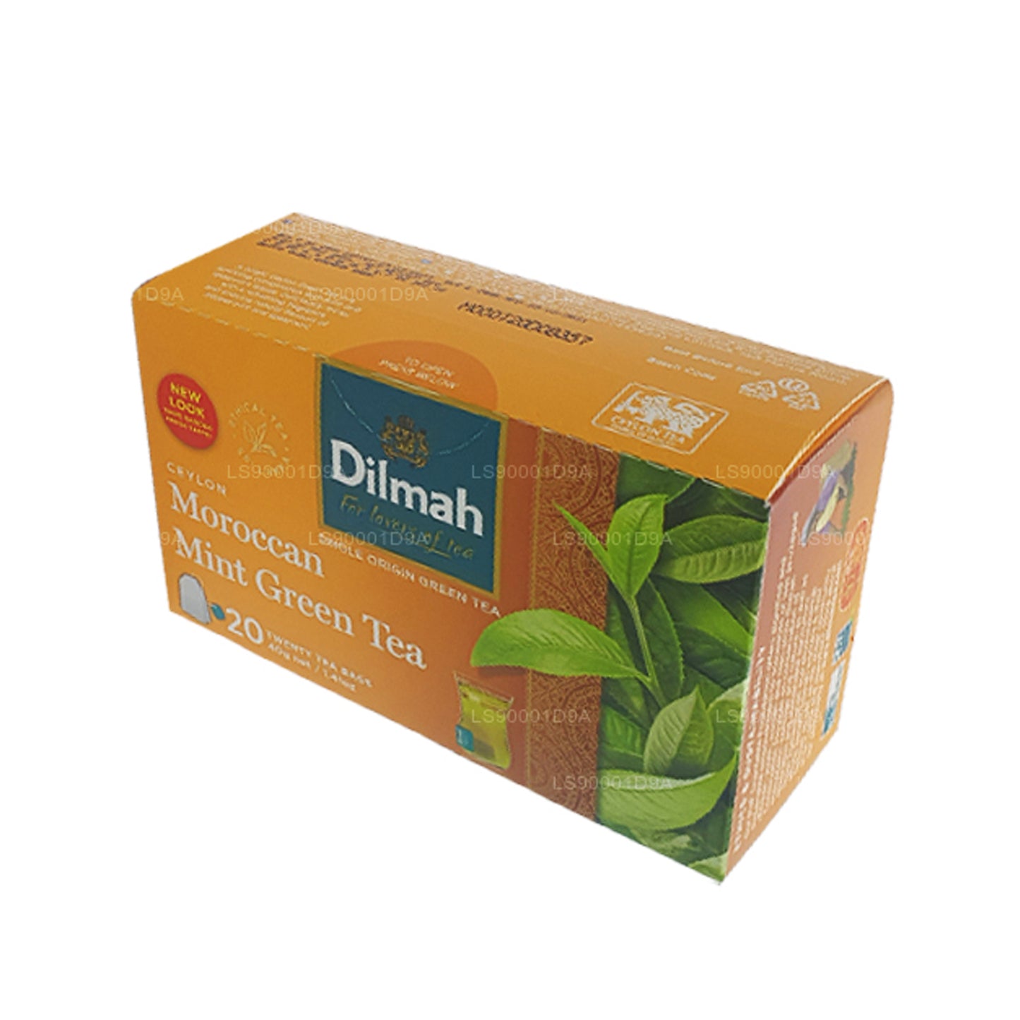 Té verde de menta marroquí Dilmah Ceilán (40 g) 20 bolsitas de té