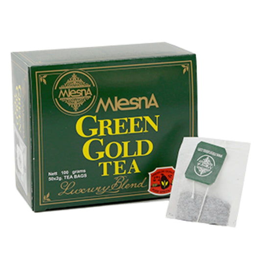 Té Verde Mlesna Gold (100 g) 50 Bolsitas