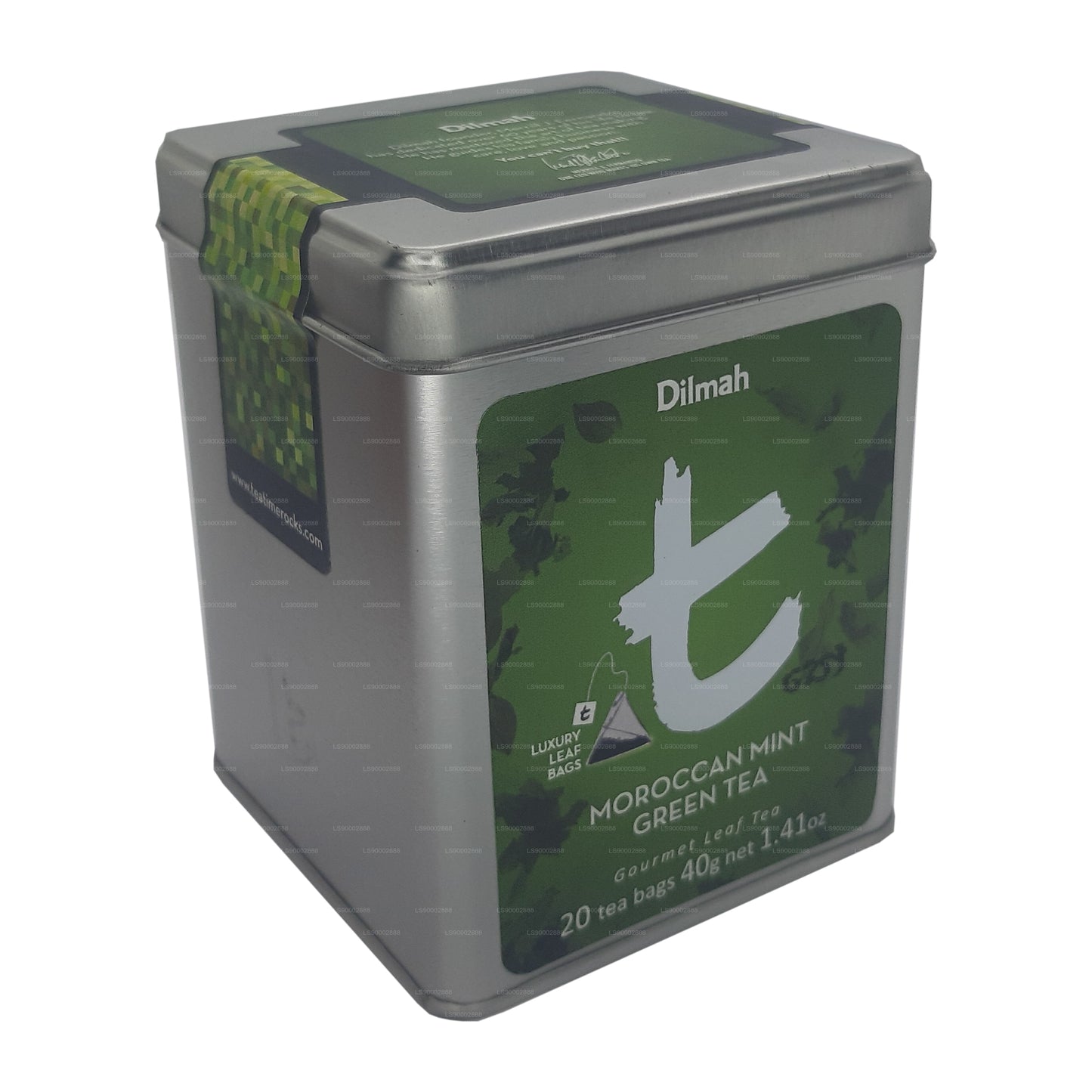 Té verde de menta marroquí de la serie T de Dilmah (40 g)