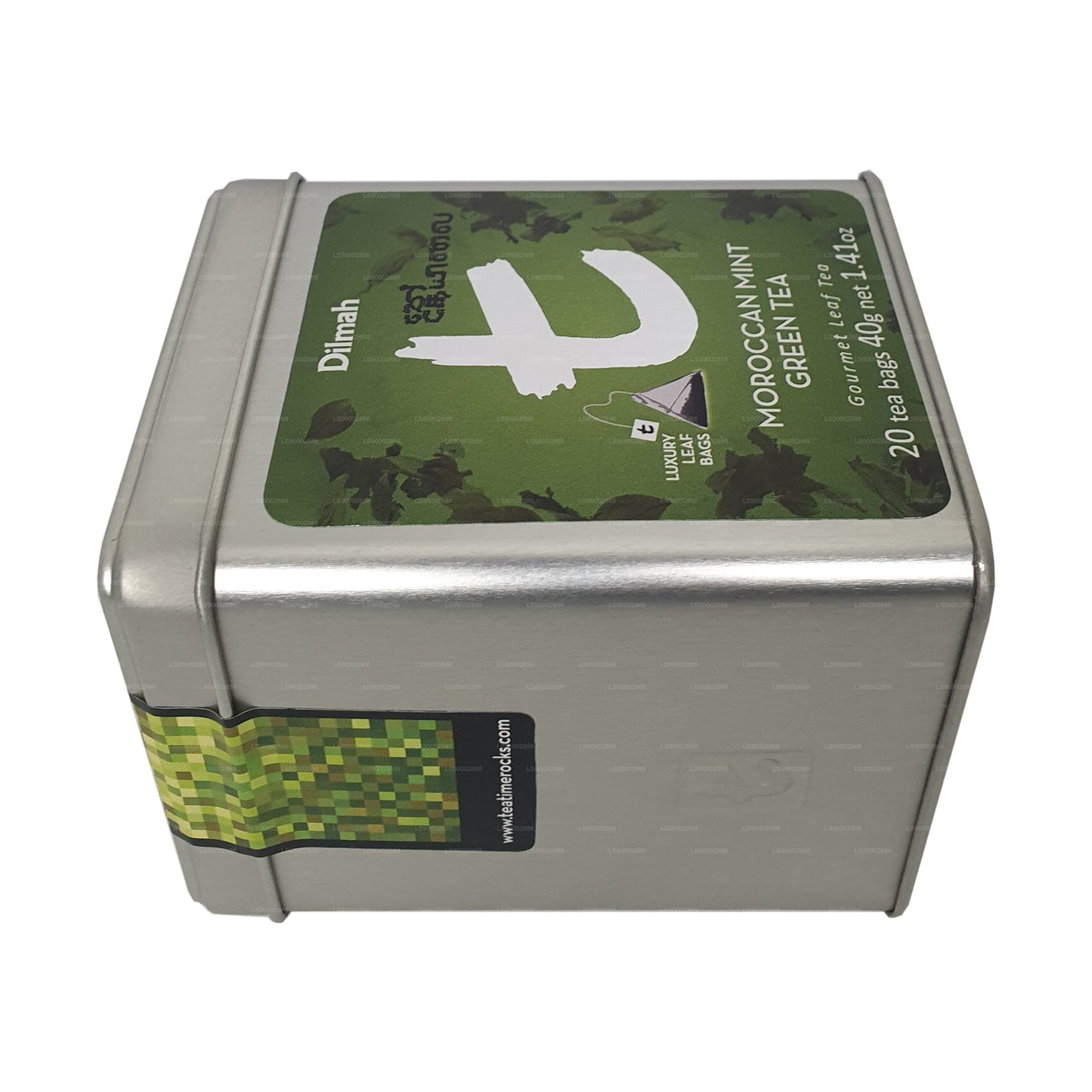 Té verde de menta marroquí de la serie T de Dilmah (40 g)