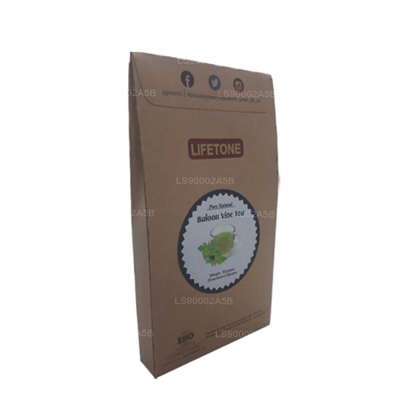 Té Lifetone Balloon Vine (30 g) 20 bolsitas de té
