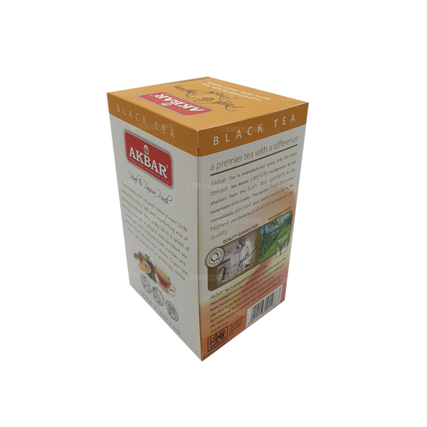 Ponche de melocotón y pasión Akbar (40 g), 20 bolsitas