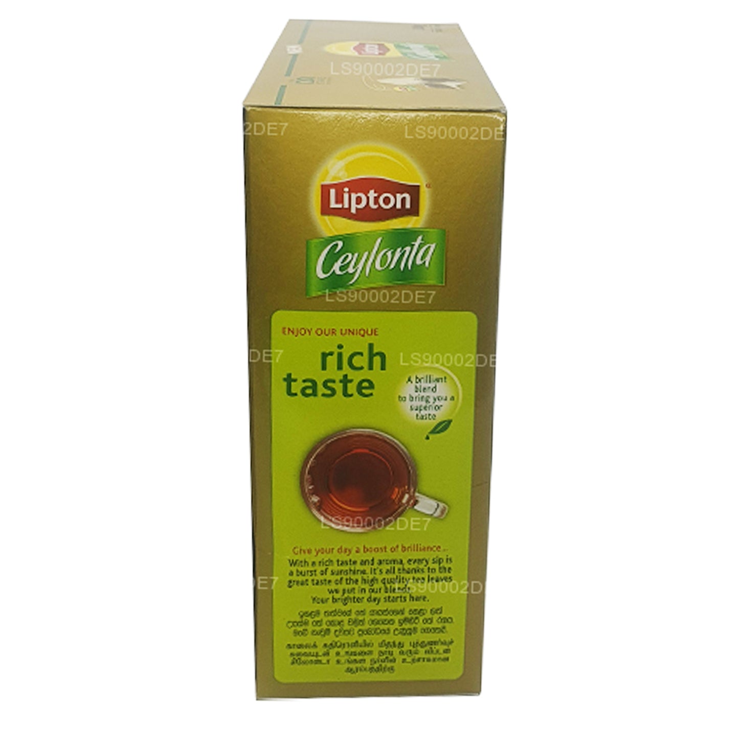 Té Lipton Ceylonta (200 g) 100 bolsitas de té