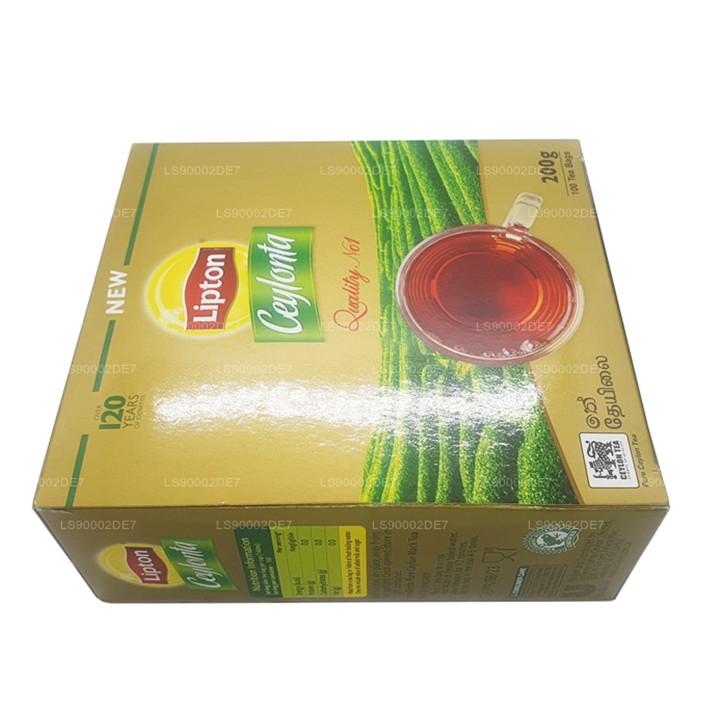 Té Lipton Ceylonta (200 g) 100 bolsitas de té