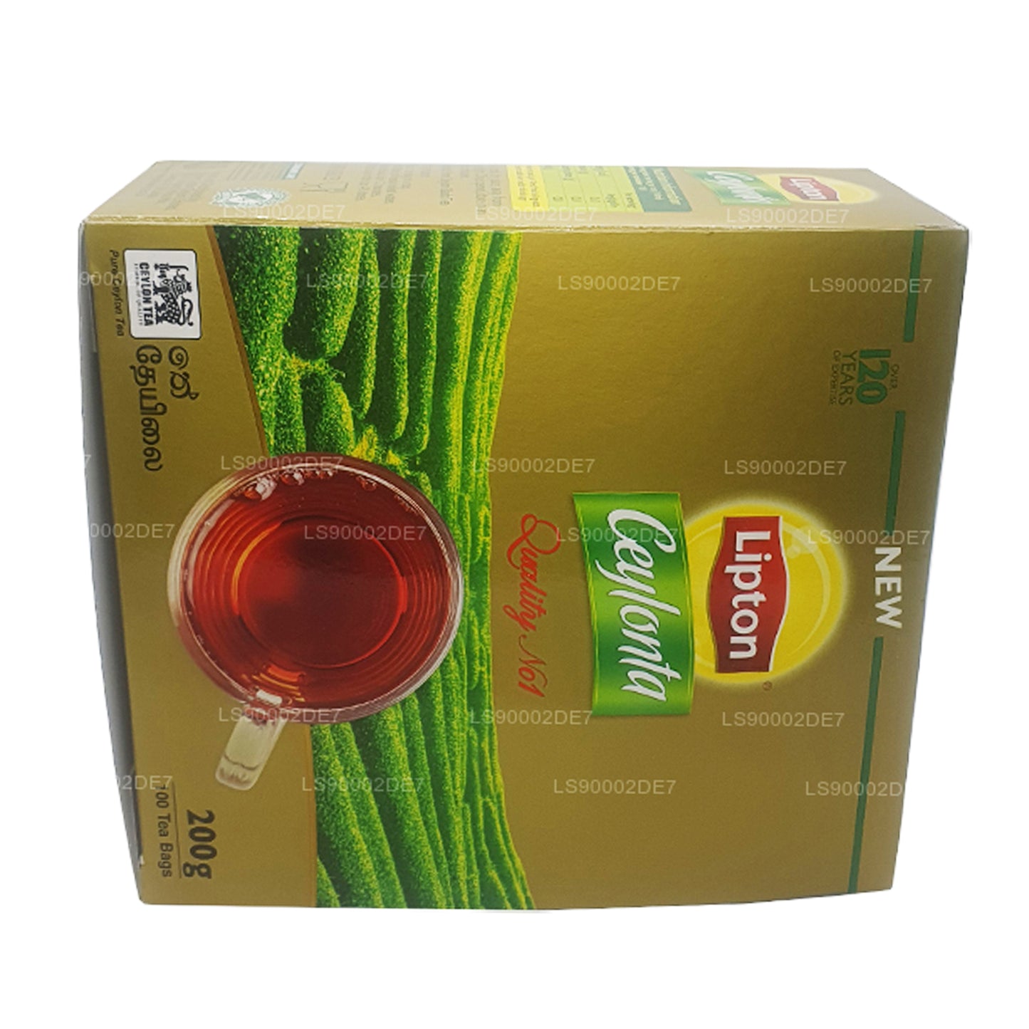 Té Lipton Ceylonta (200 g) 100 bolsitas de té