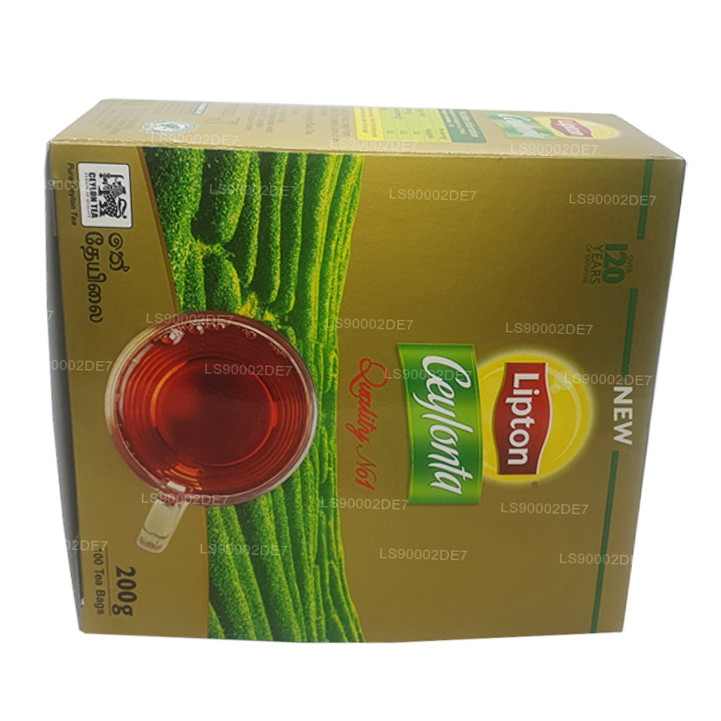 Té Lipton Ceylonta (200 g) 100 bolsitas de té
