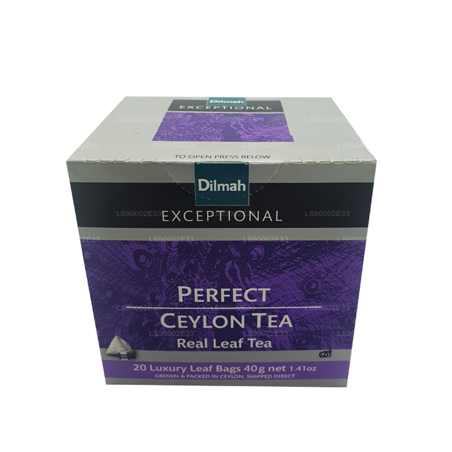 Té Dilmah Exceptional Perfect de Ceilán con hojas reales (40 g), 20 bolsas
