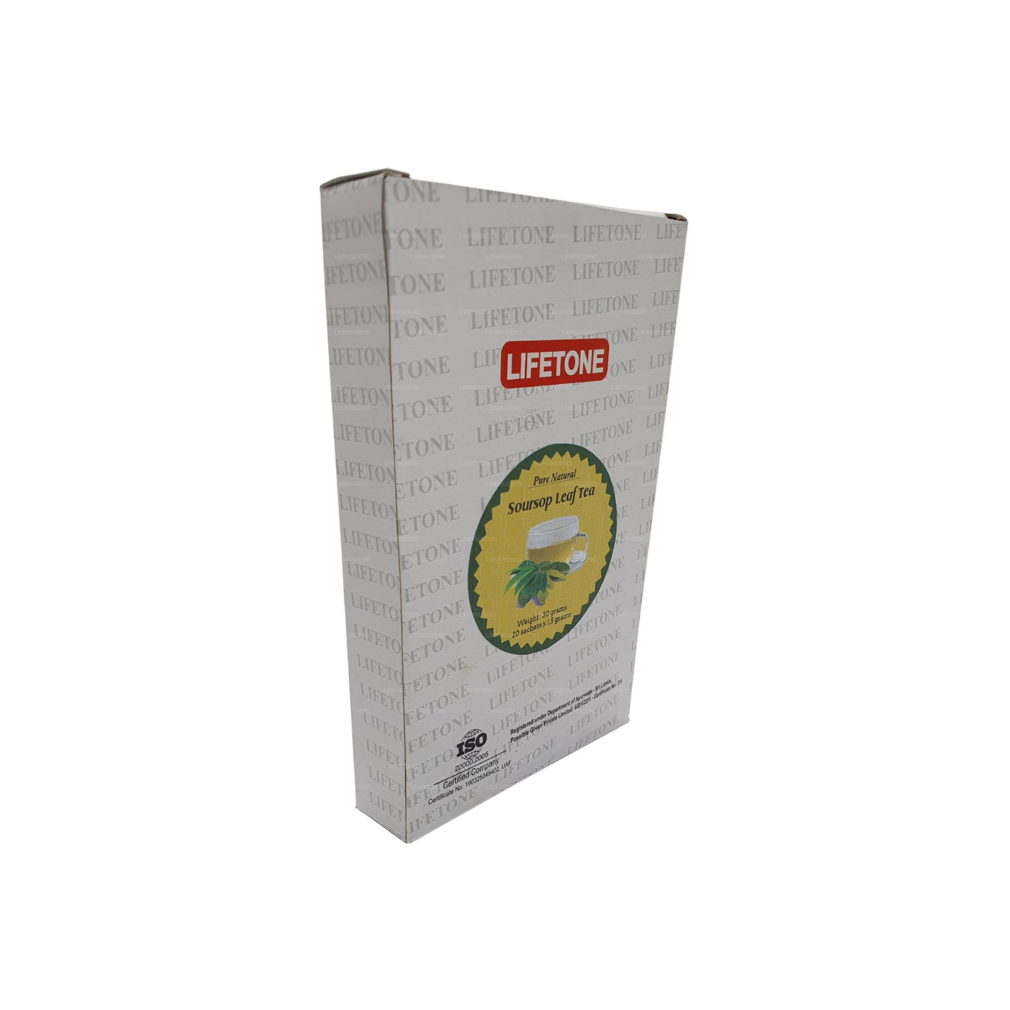 Té de hojas de guanábana Lifetone (30 g), 20 bolsitas de té