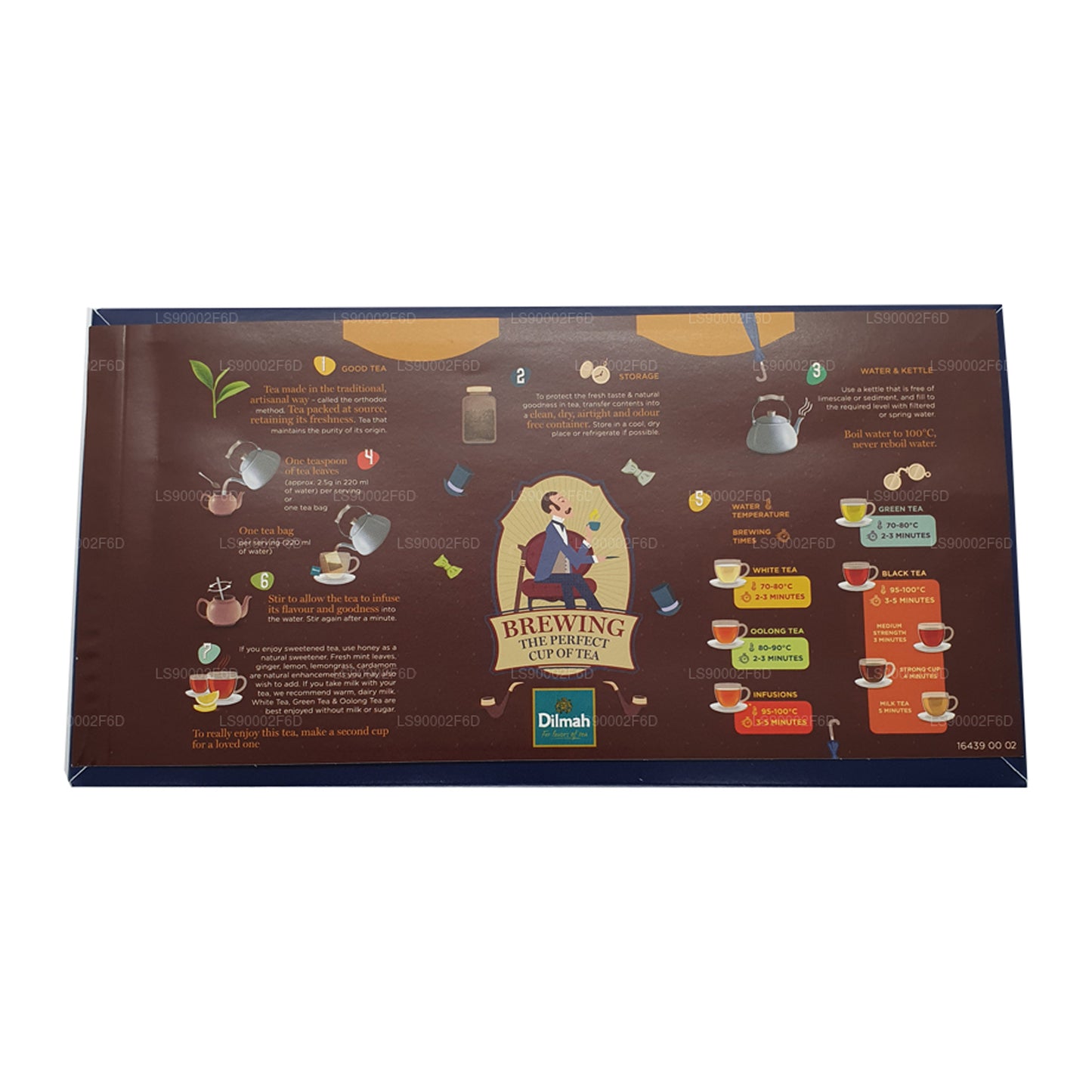 Bolsitas de té Dilmah Gentleman's