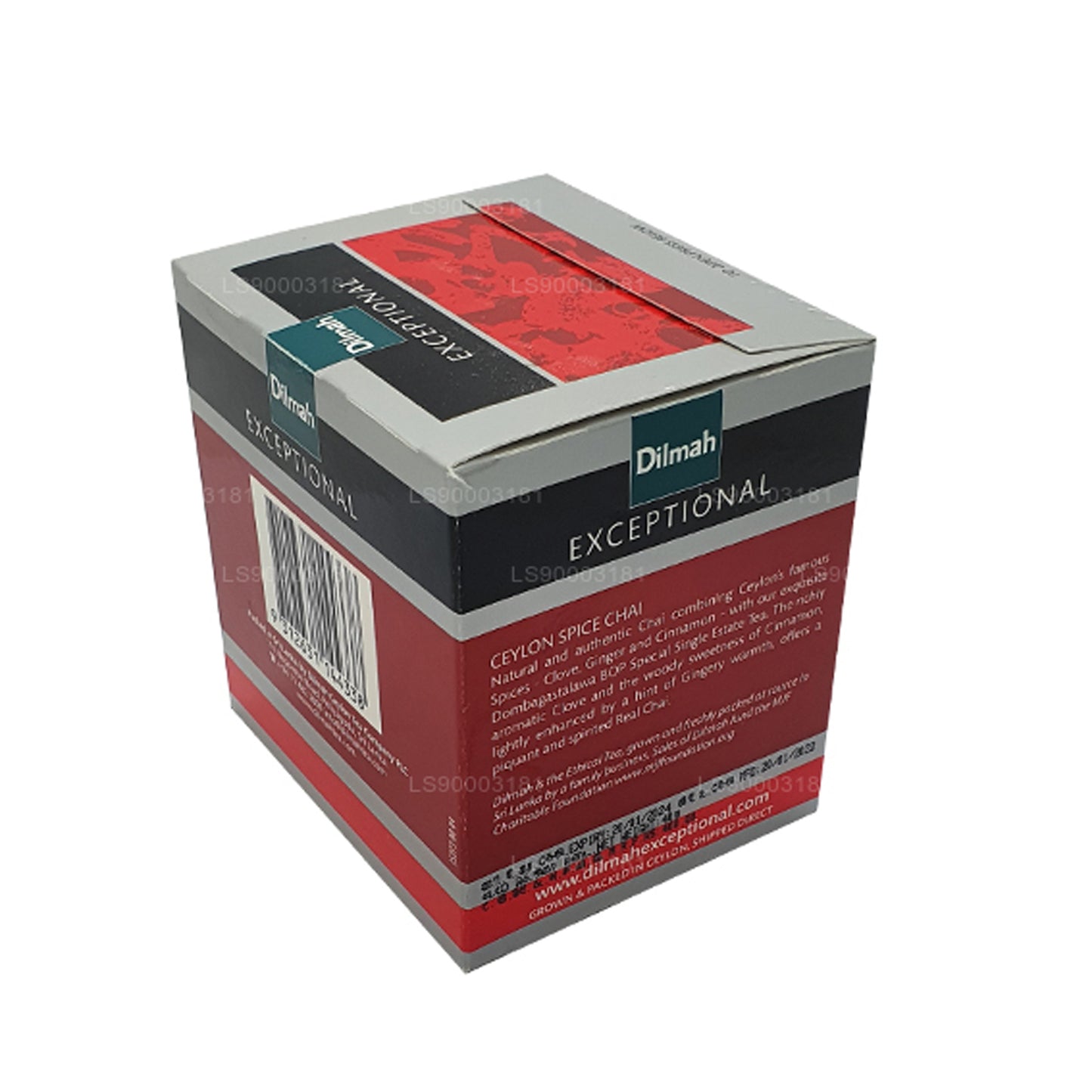 Dilmah Exceptional Ceylon Spice Chai (40 g) 20 bolsitas de té