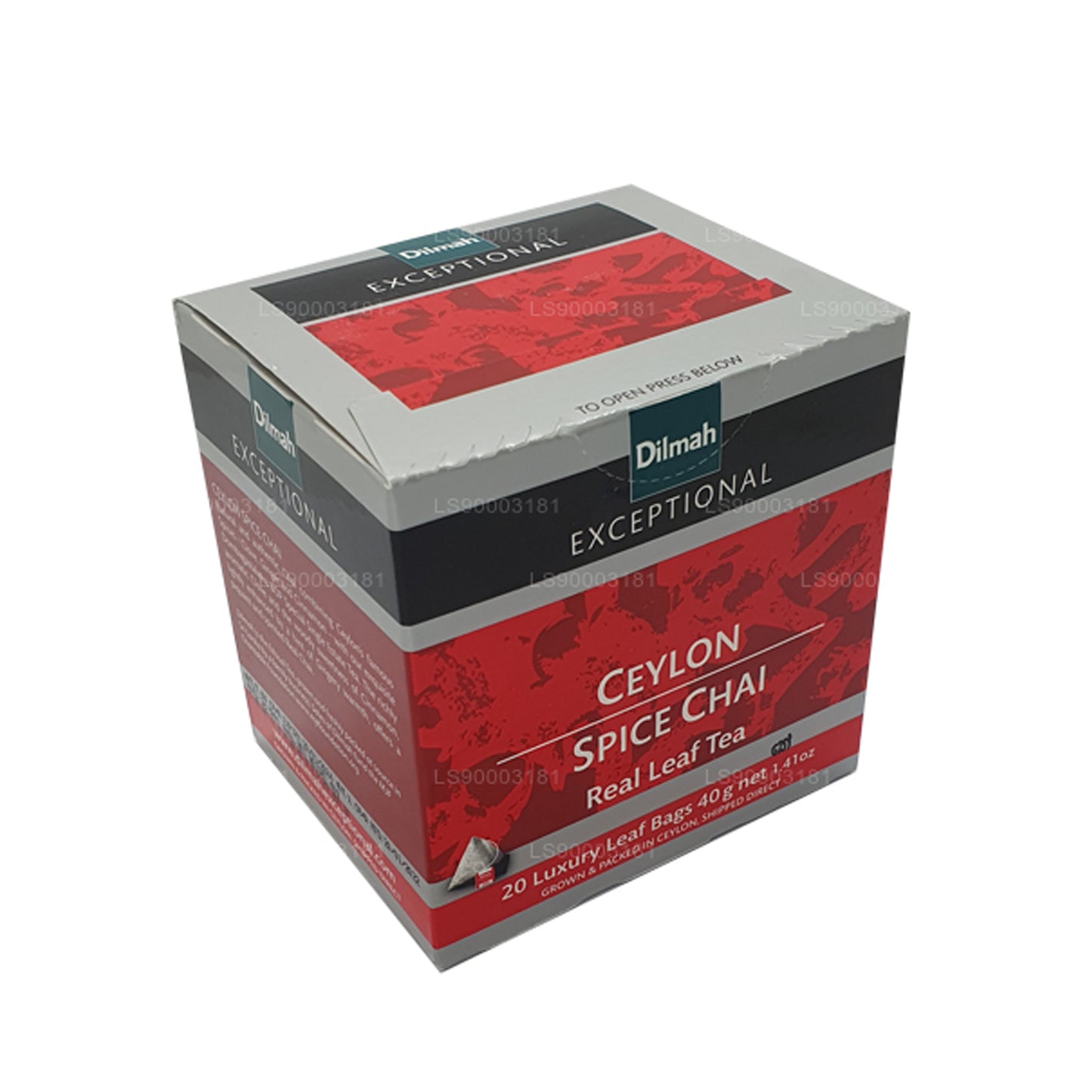 Dilmah Exceptional Ceylon Spice Chai (40 g) 20 bolsitas de té