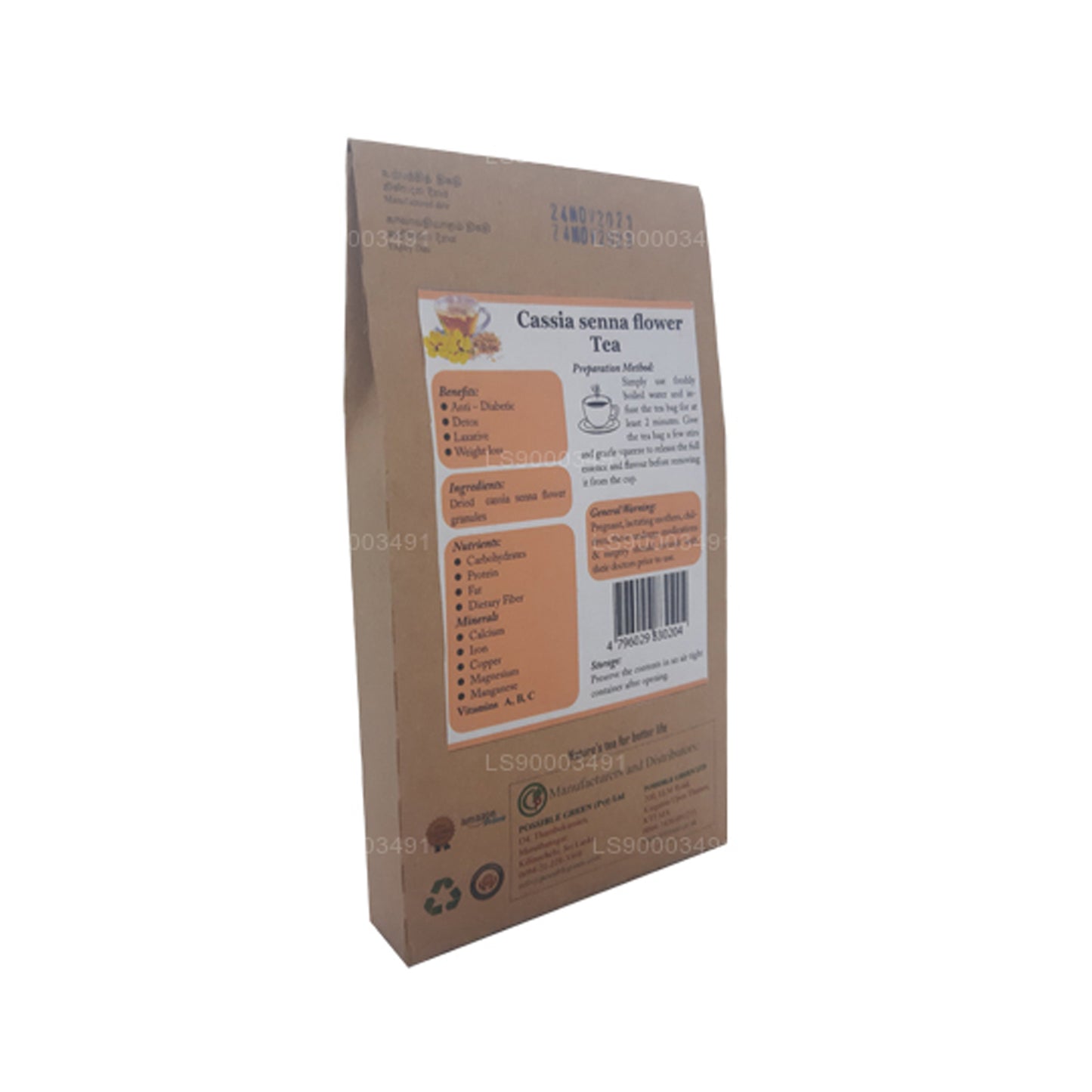 Té de flores de Senna Lifetone (30 g)