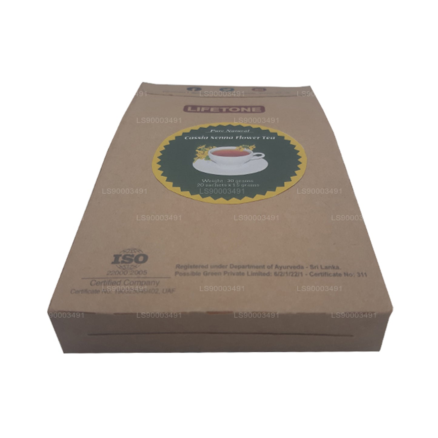 Té de flores de Senna Lifetone (30 g)