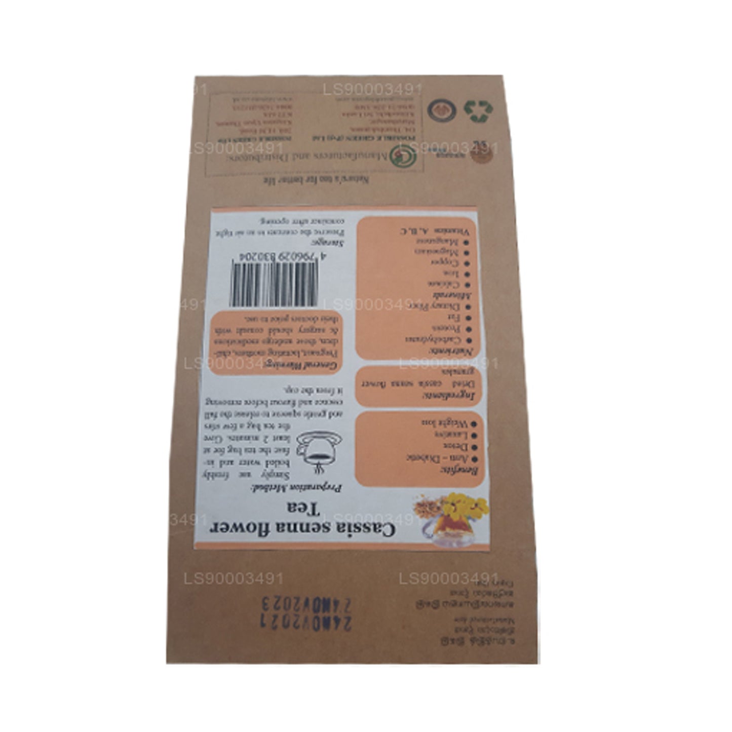 Té de flores de Senna Lifetone (30 g)