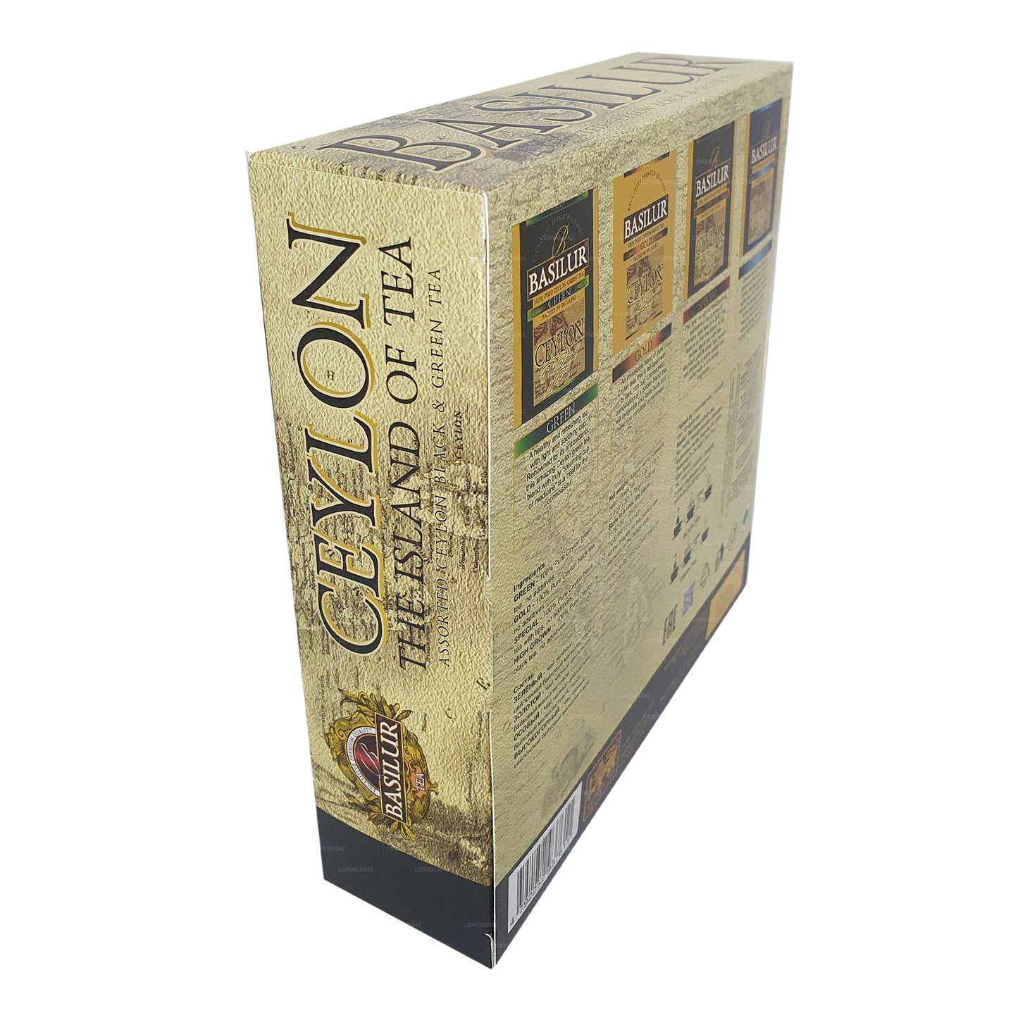 Isla de té Basilur «Isla de té variada», 40 bolsas de té envueltas