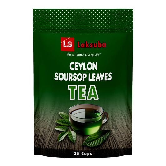 Té de hojas de guanábana Laksuba de Ceilán (37,5 g) 25 bolsitas