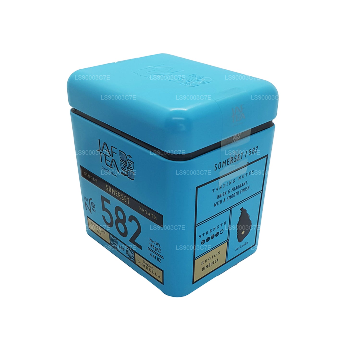 Lata de té Jaf Tea Single Estate, colección Somerset (125 g)