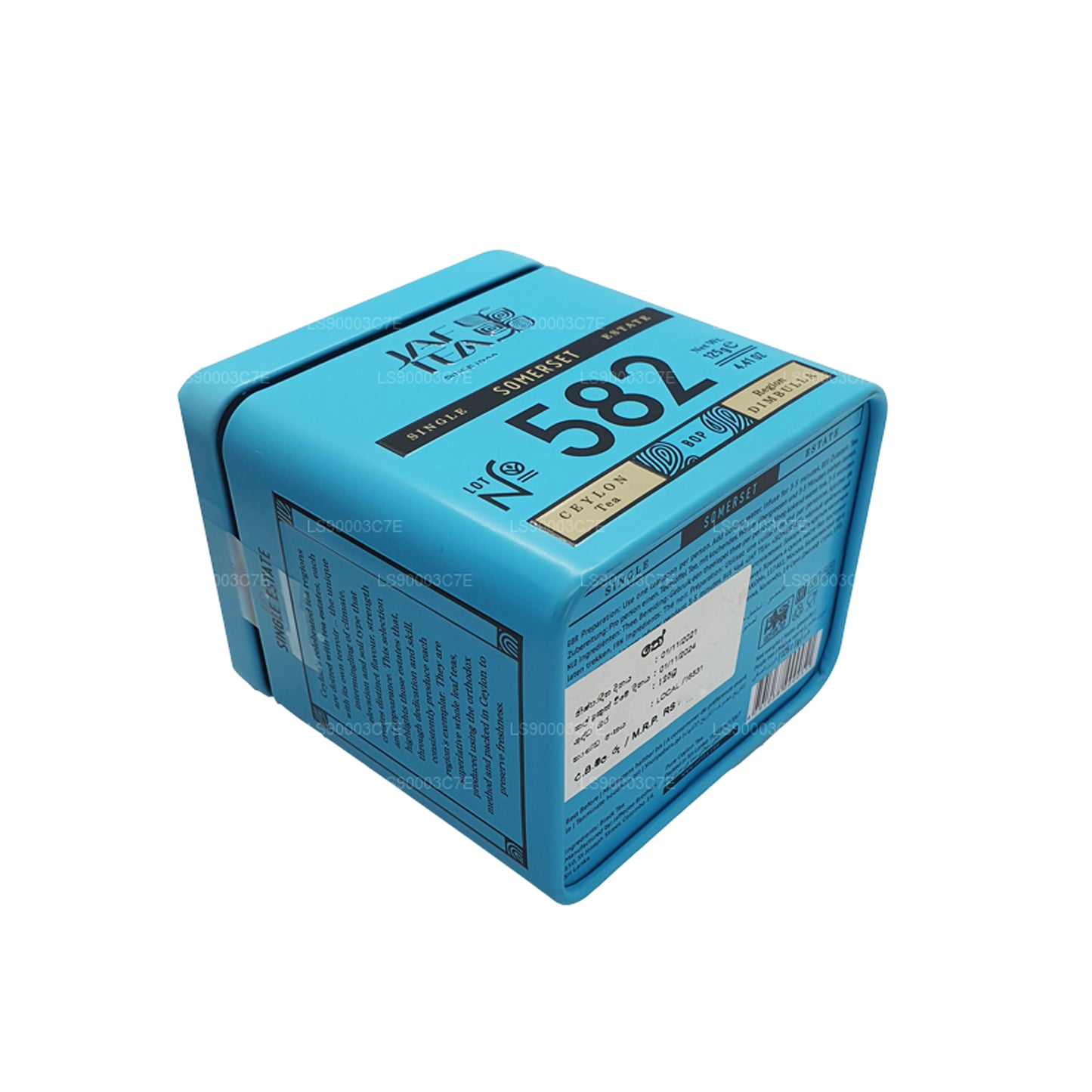 Lata de té Jaf Tea Single Estate, colección Somerset (125 g)