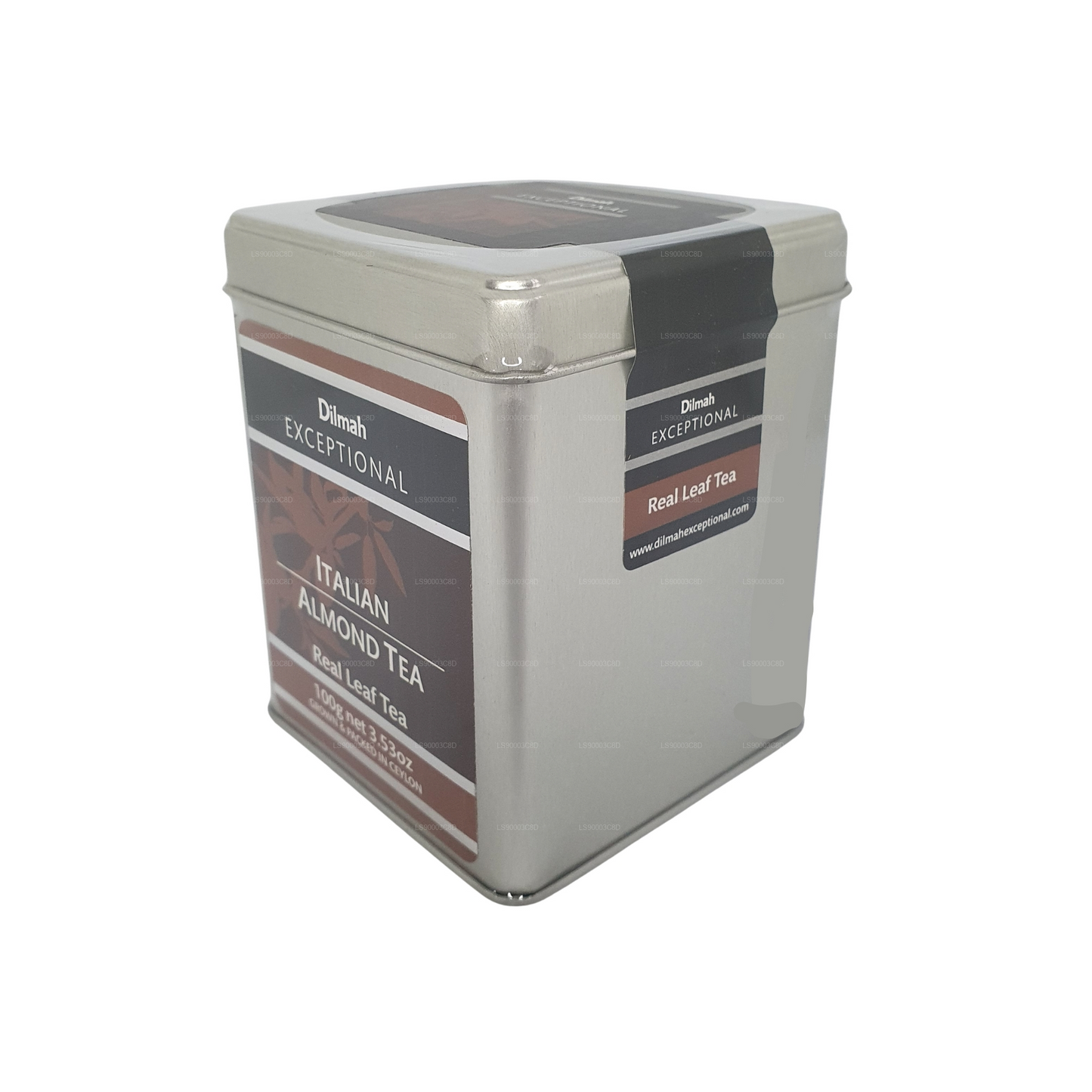 Té Dilmah Excepcional de Almendra Italiana (100g) Caja de hojalata