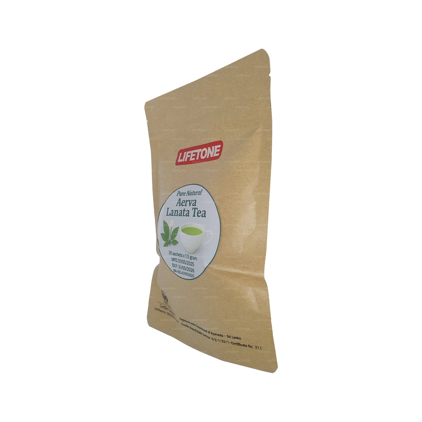 Serva Lanata Lifetone (Polpala, hierba nudosa de montaña) (30 g), 20 bolsas de té