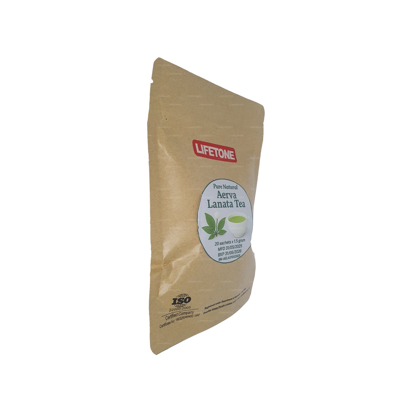 Serva Lanata Lifetone (Polpala, hierba nudosa de montaña) (30 g), 20 bolsas de té