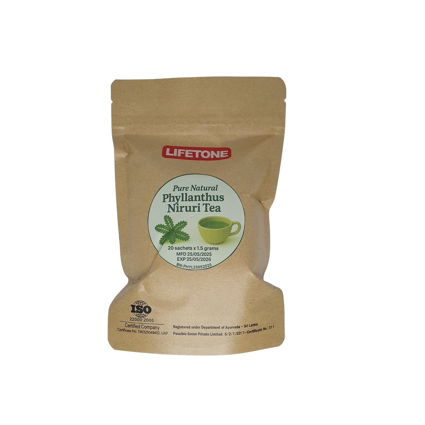 Té Lifetone Phylanthus Nirurii (40 g)
