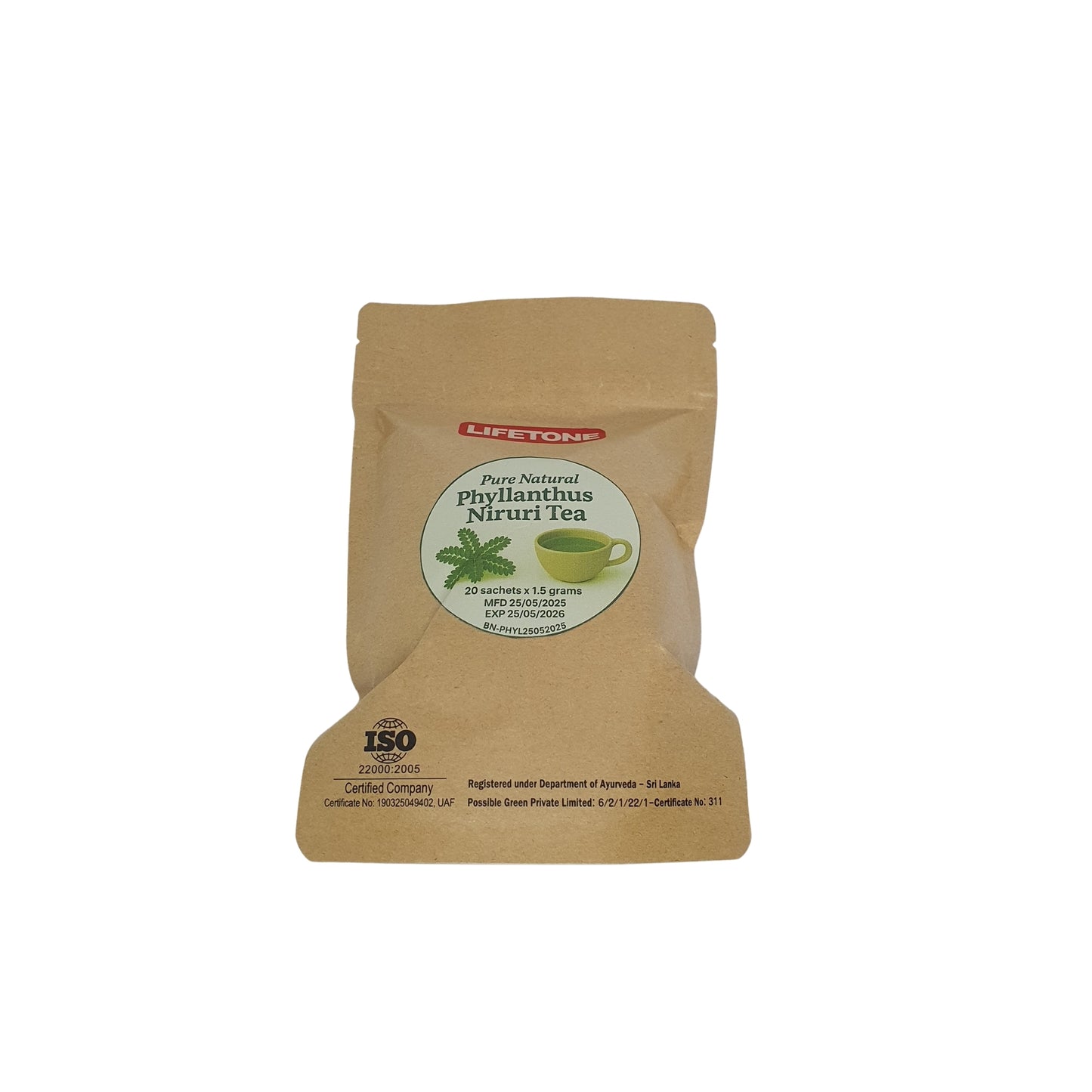Té Lifetone Phylanthus Nirurii (40 g)