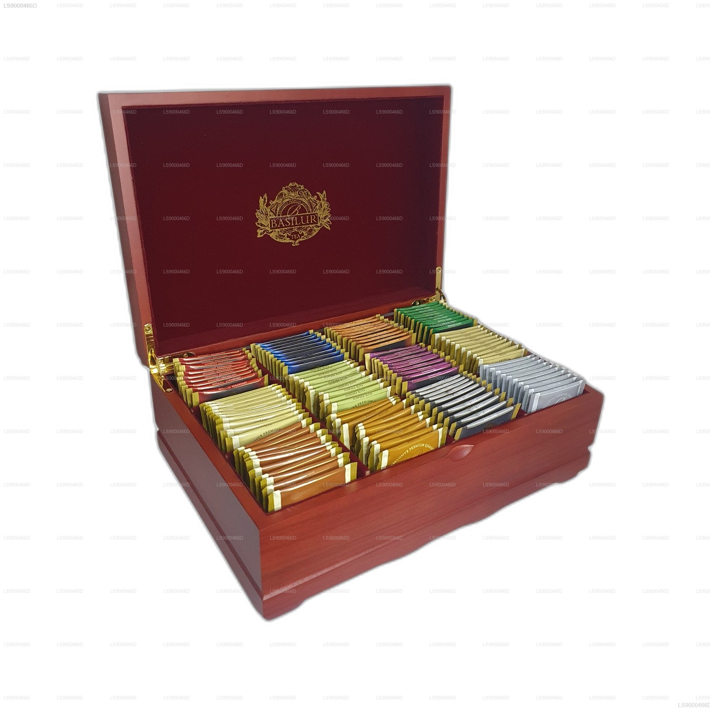 Basilur Executive Gifts - Presentador de Madera Surtido (235 g) - 120 Bolsitas de Té