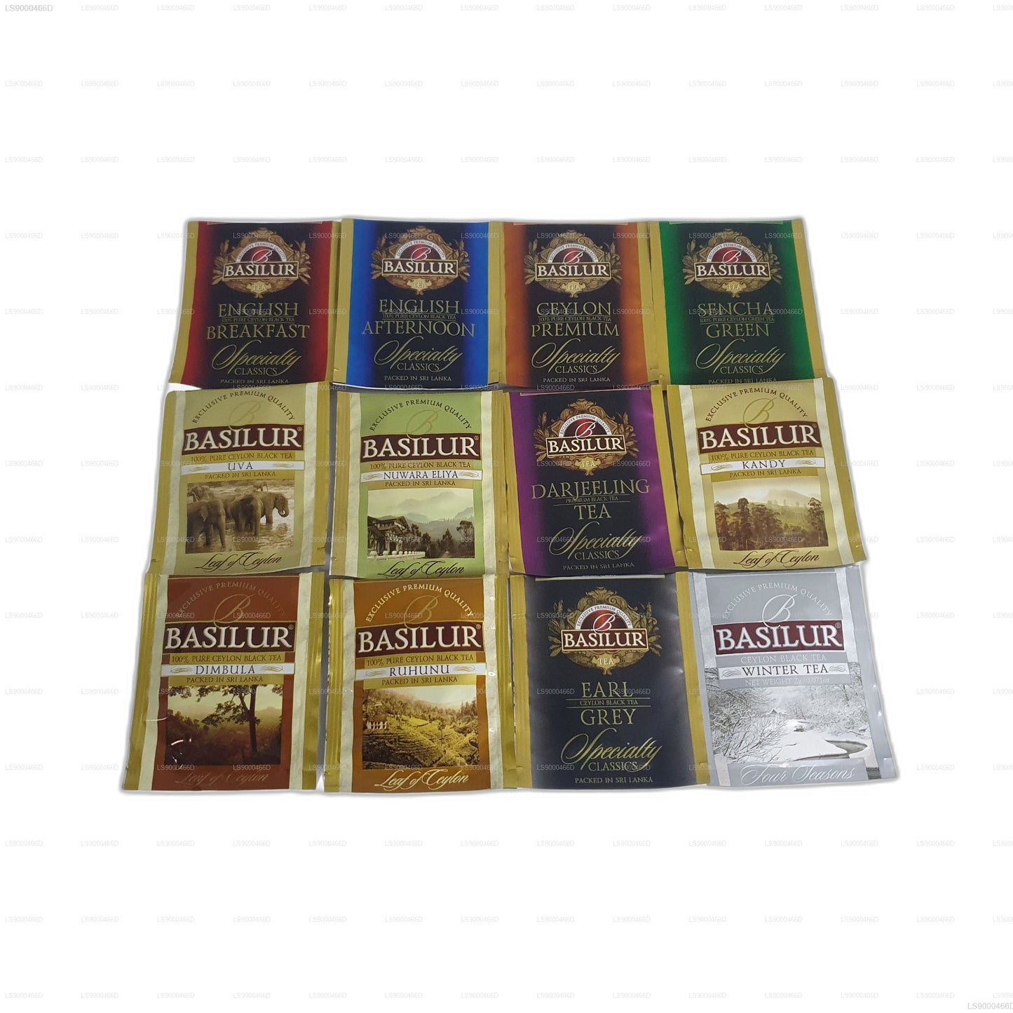 Basilur Executive Gifts - Presentador de Madera Surtido (235 g) - 120 Bolsitas de Té