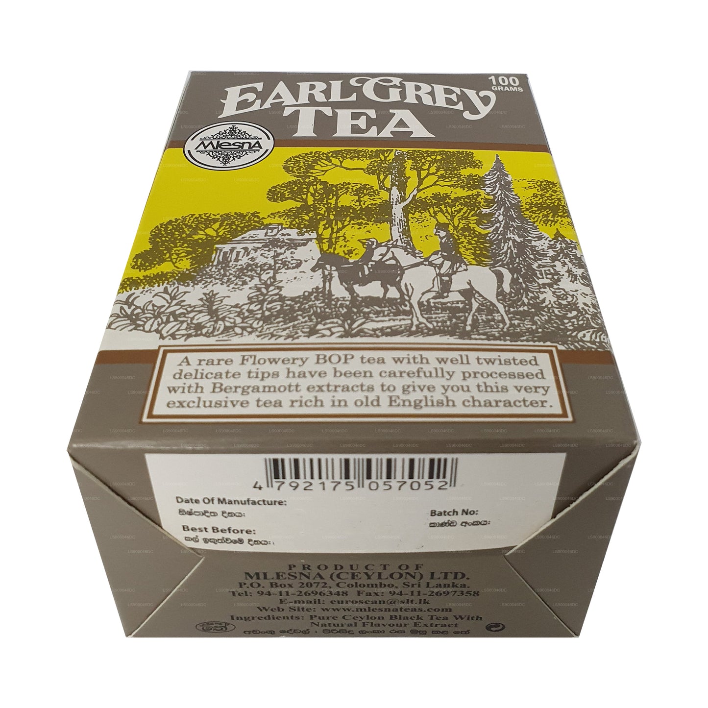 Té de hojas sueltas Mlesna Earl Grey