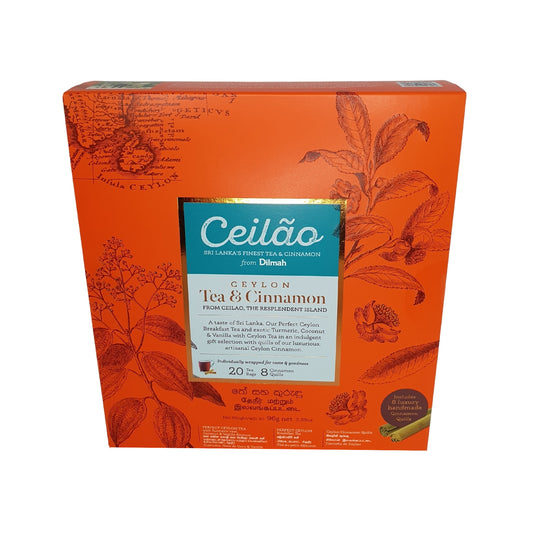 Paquete de regalo de té y canela Dilmah Ceilao (96 g)