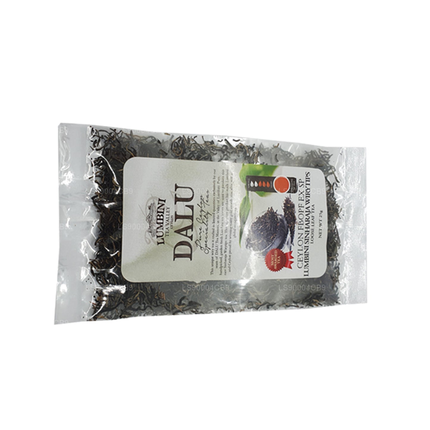 Té negro de grado Lumbini Sinharaja Wiry Tips (FBOPF EX SP) (25 g)