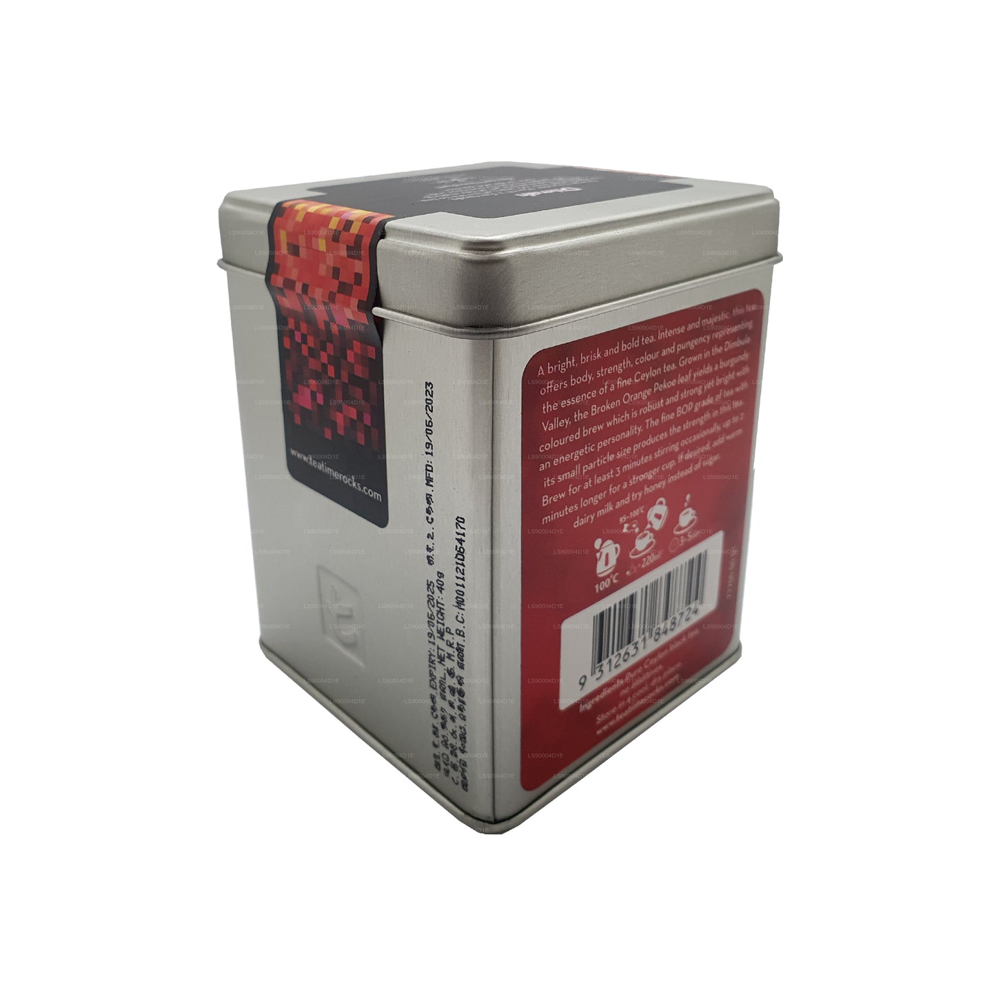 Desayuno brillante Dilmah T-series (40 g), 20 bolsitas de té