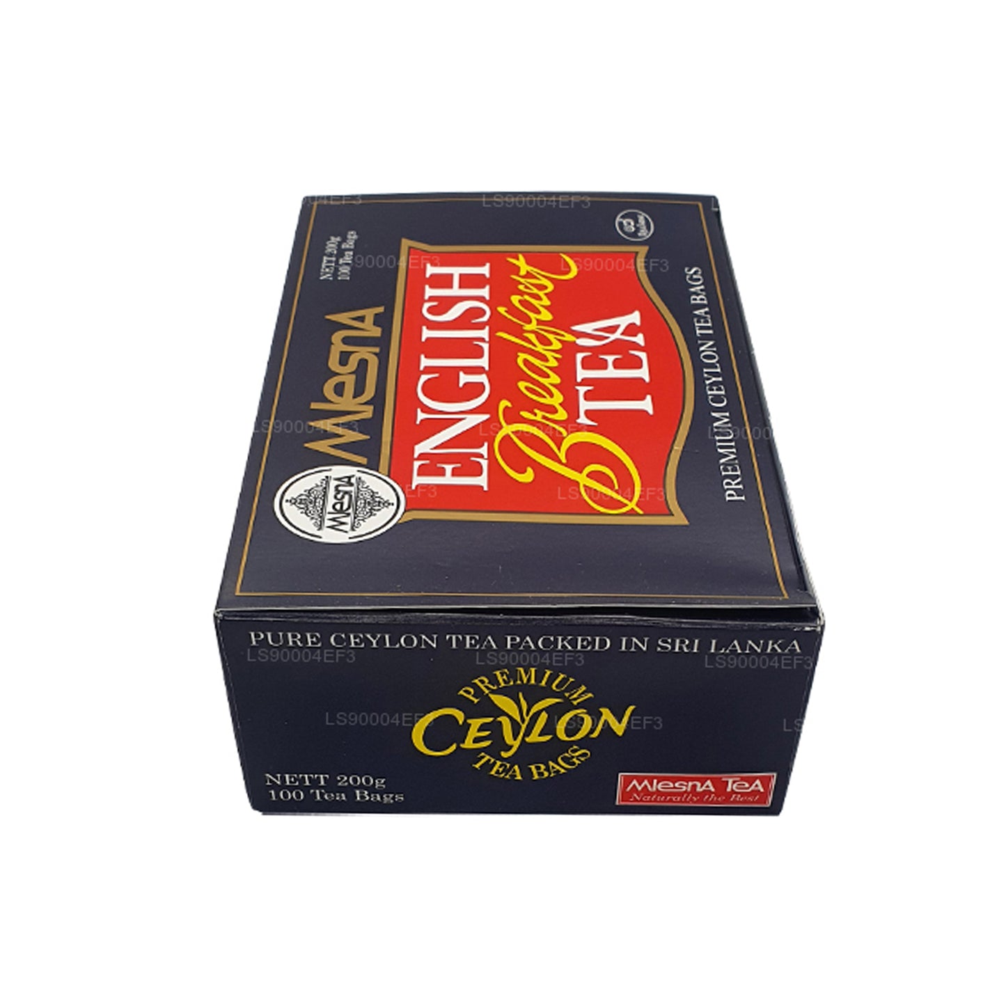 Té inglés para desayuno Mlesna (200 g), 100 bolsitas de té