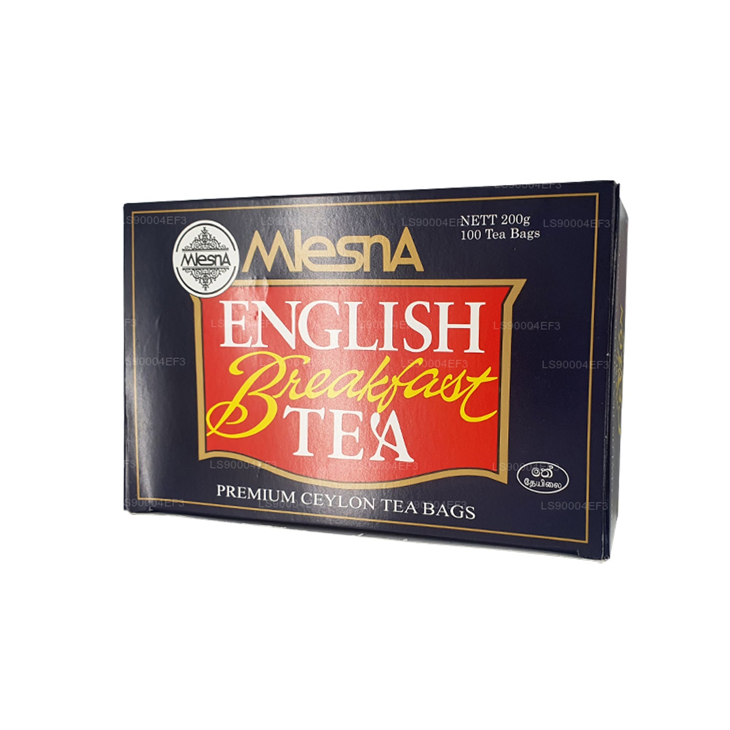 Té inglés para desayuno Mlesna (200 g), 100 bolsitas de té