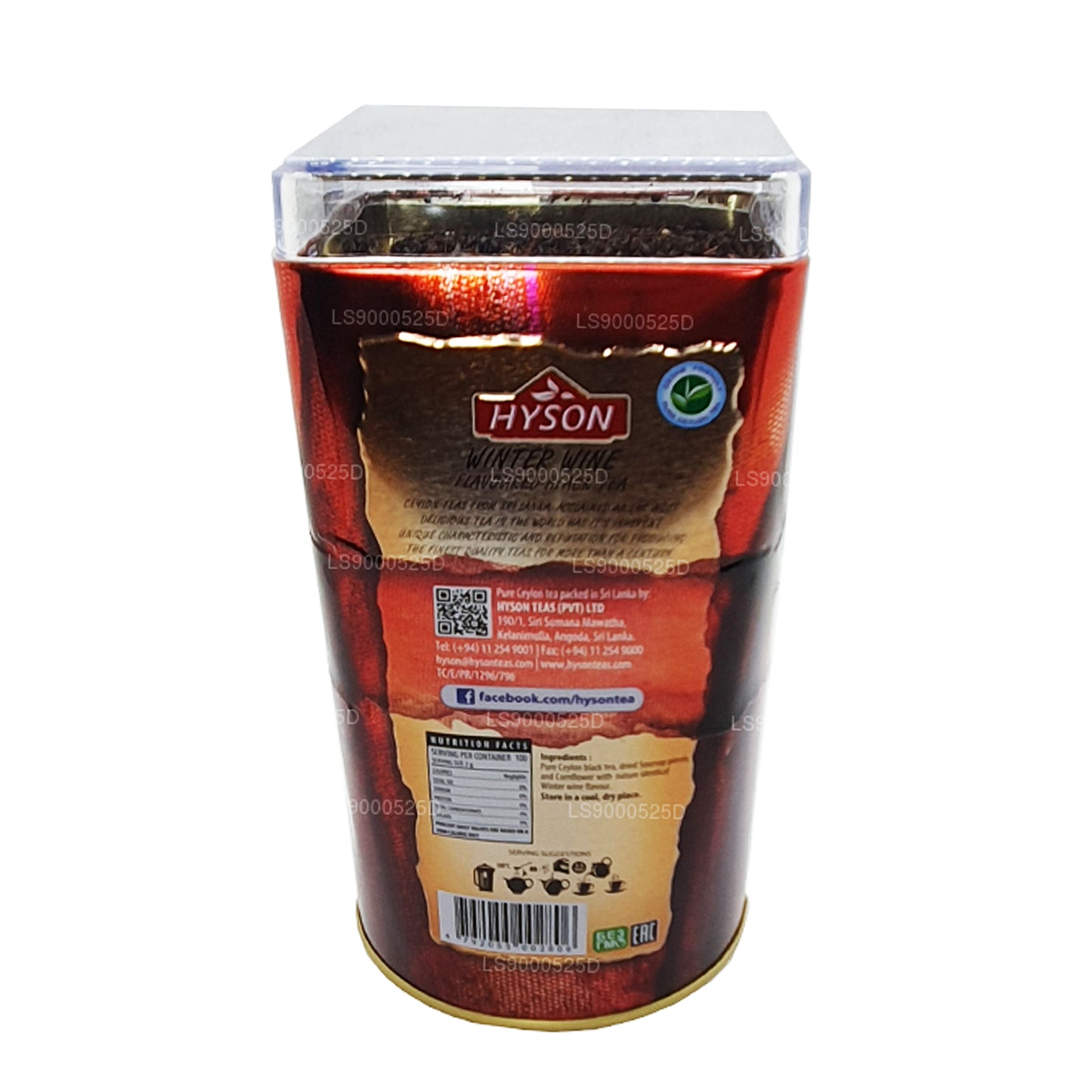 Té negro con sabor a vino de invierno Hyson Breeze (200 g)