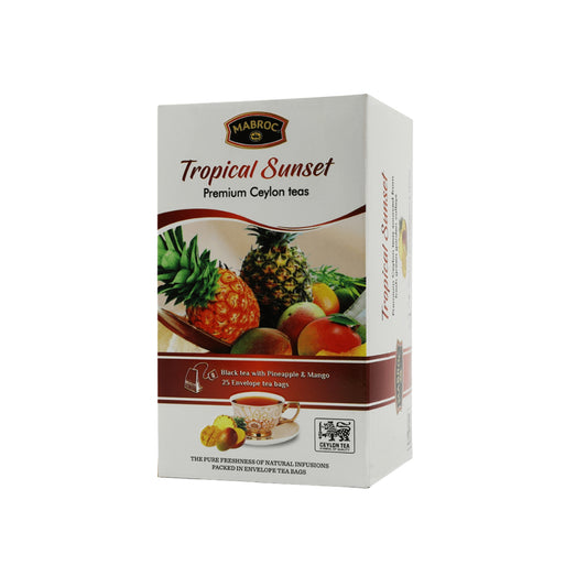 Té Tropical Sunset de la línea Fruity de Mabroc (37.5g) 25 bolsitas