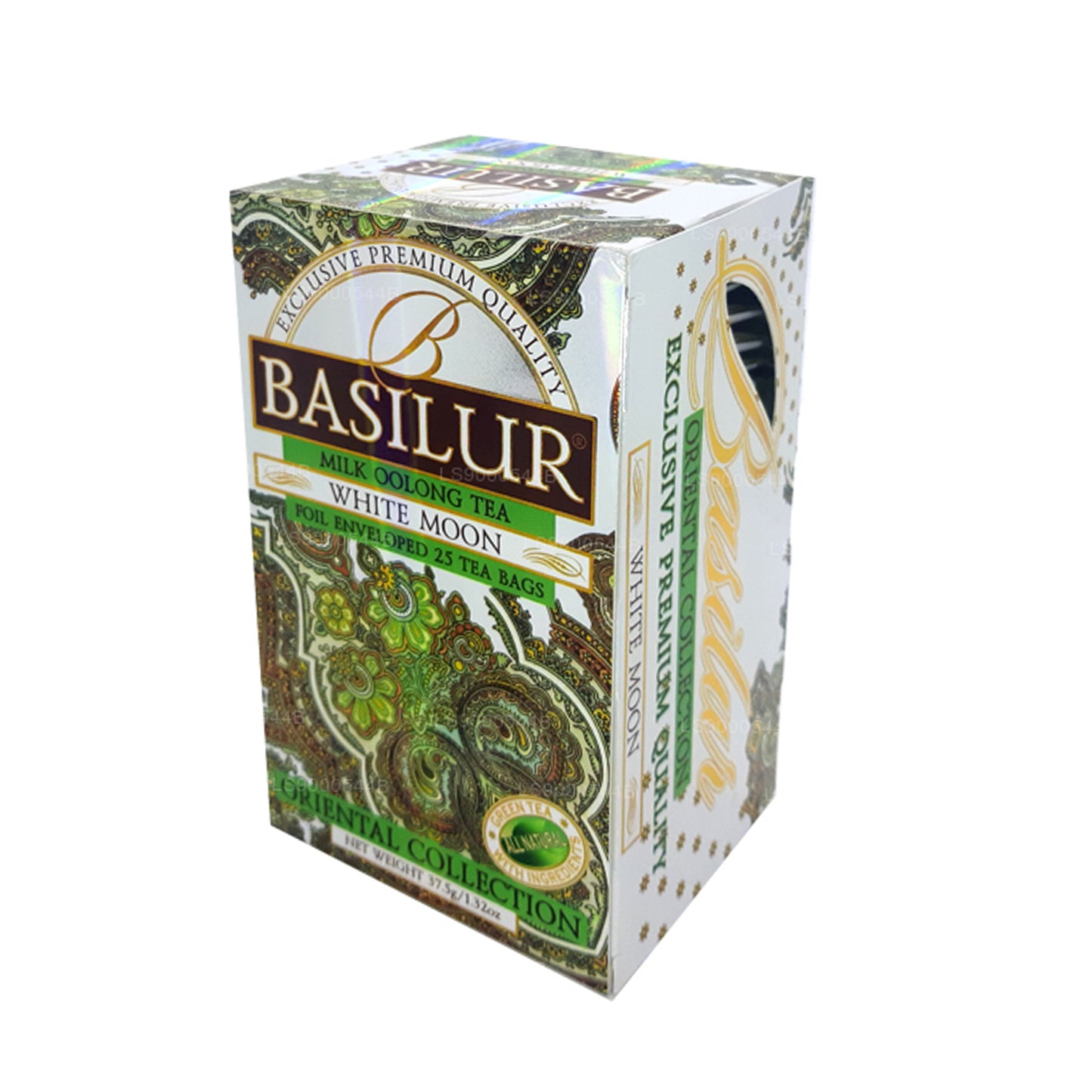 Té Oolong con leche Basilur White Moon (37,5 g) 25 bolsitas de té