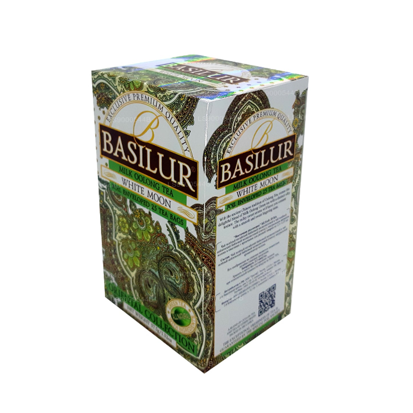 Té Oolong con leche Basilur White Moon (37,5 g) 25 bolsitas de té