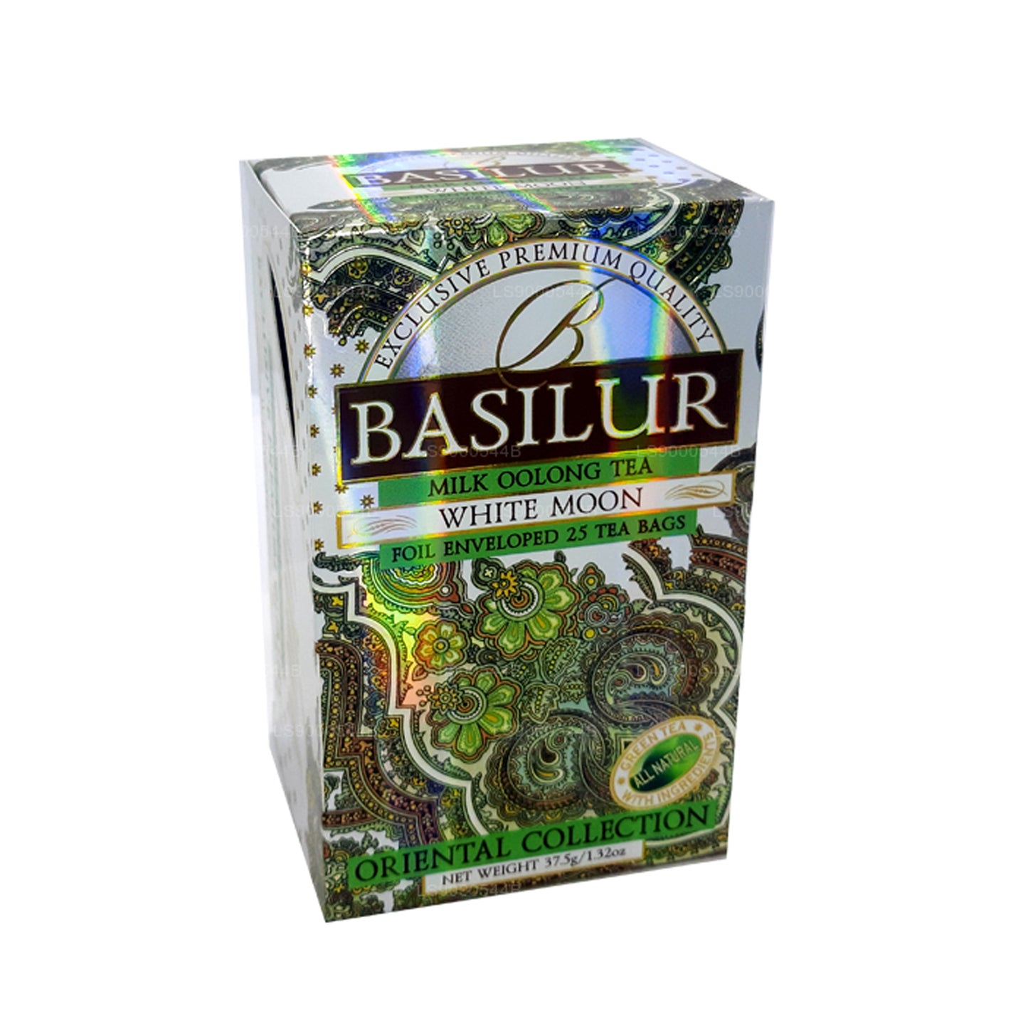 Té Oolong con leche Basilur White Moon (37,5 g) 25 bolsitas de té